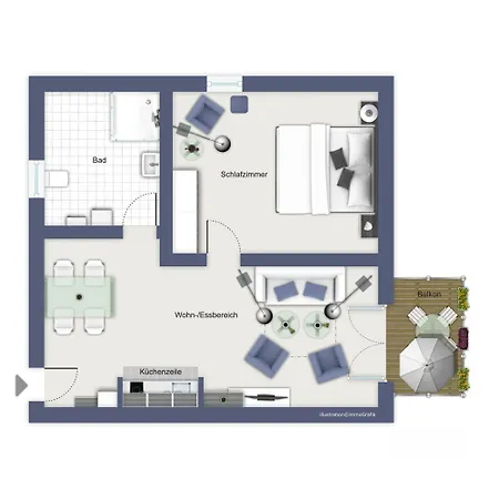 Apartment Strandstrasse 16 31 *